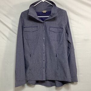 Duluth Trading Co large lightweight Jacket in blue